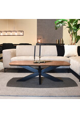 LABEL51 LABEL51 Salontafel Zane - Espresso - Mangohout