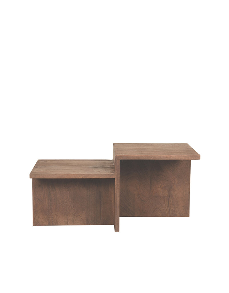 LABEL51 LABEL51 Salontafel Skip - Espresso - Mangohout