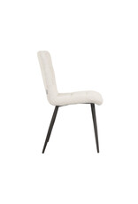 LABEL51 LABEL51 Eetkamerstoel Sam - Wit - Boucle