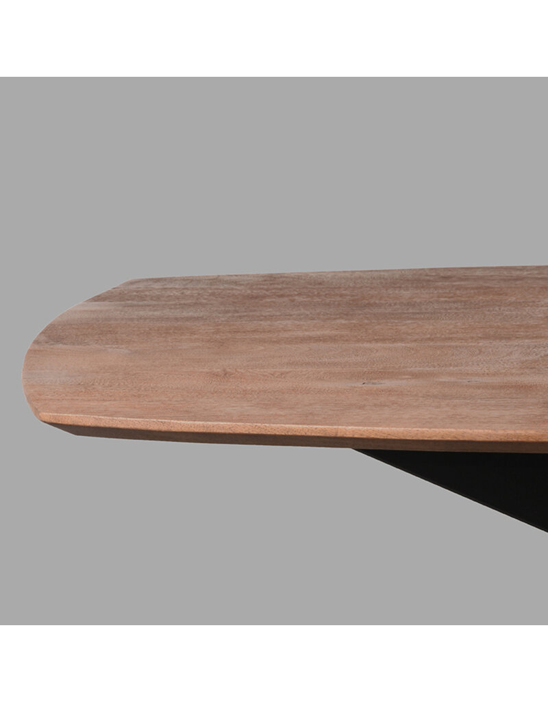 LABEL51 LABEL51 Eetkamertafel Zane - Espresso - Mangohout - 160 cm