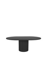 LABEL51 LABEL51 Eetkamertafel Oliva - Zwart - Eiken - 150-200 cm - Uitschuifbaar