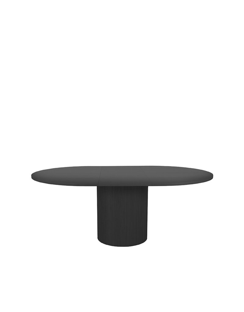 LABEL51 LABEL51 Eetkamertafel Oliva - Zwart - Eiken - 150-200 cm - Uitschuifbaar