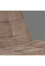 LABEL51 LABEL51 Fauteuil Alvar - Taupe - Boucle - Incl. Hocker