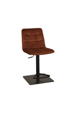 LABEL51 LABEL51 Barkruk Juul - Rust - Velours