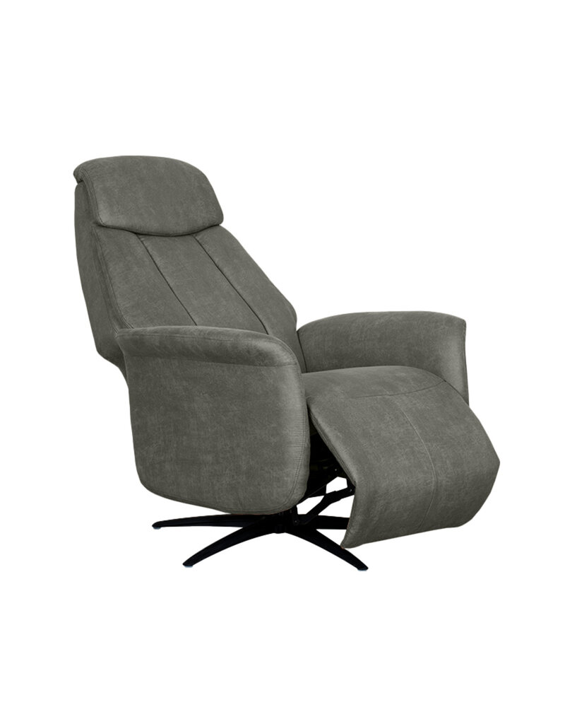 LABEL51 LABEL51 Fauteuil Oslo - Taupe - Micro Suede - Elektrische