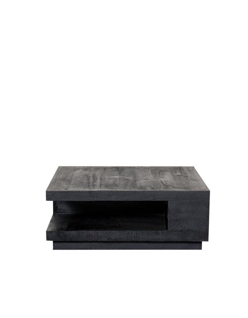 LABEL51 LABEL51 Salontafel Square - Zwart - Mangohout