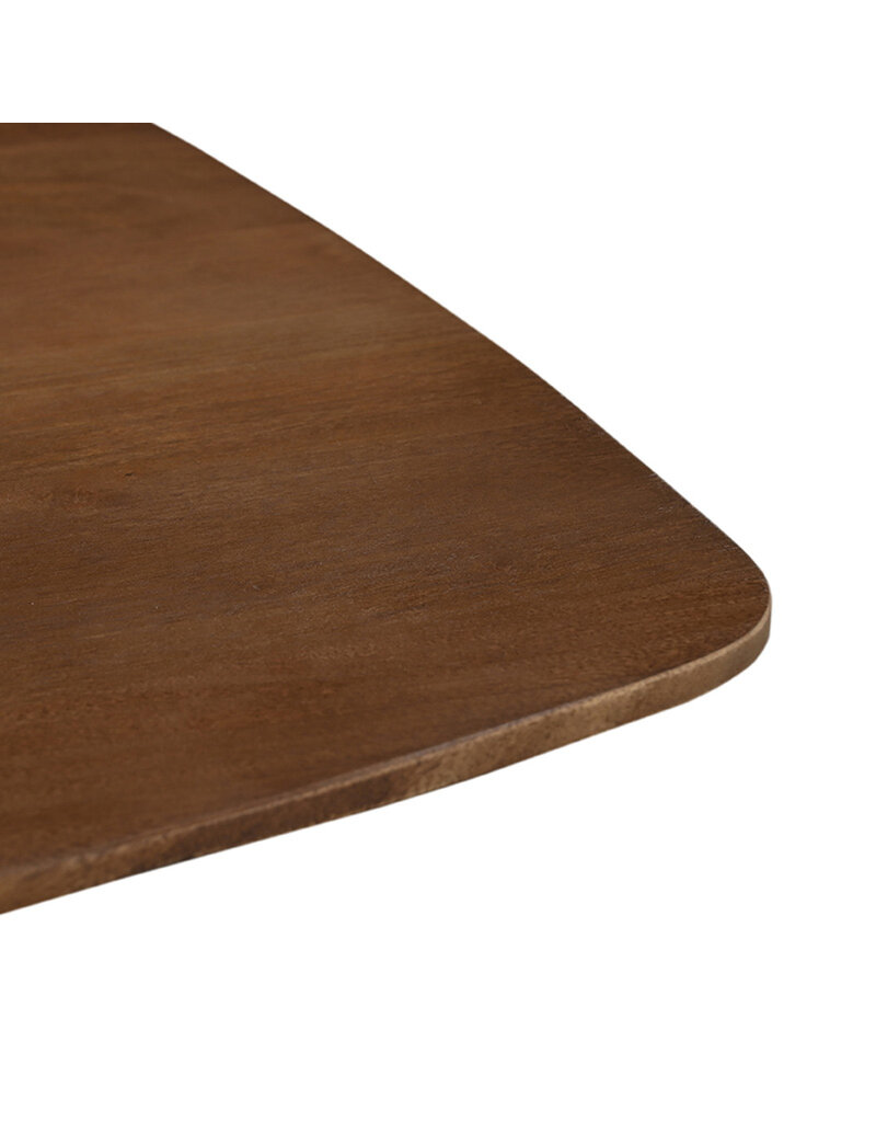 LABEL51 Eetkamertafel Blake - Nature - Mangohout - 130x130 cm