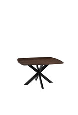 LABEL51 Eetkamertafel Blake - Espresso - Mangohout - 130x130 cm