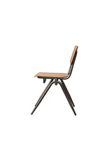 LABEL51 Eetkamerstoel Solid - Bruin - Hout