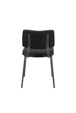 LABEL51 Eetkamerstoel Gusto - Zwart - PU-Leder