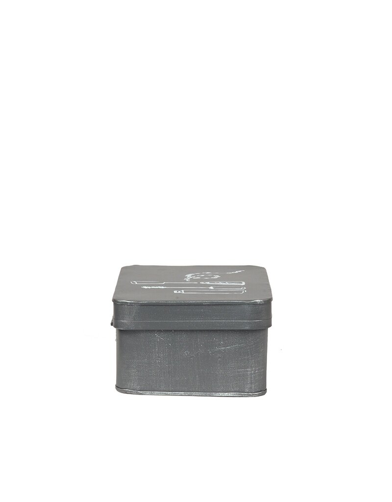LABEL51 LABEL51 Make-Up opbergkist - Grijs - Metaal
