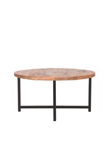 LABEL51 LABEL51 Salontafel Dex - Rough - Mangohout - Rond - 80 cm