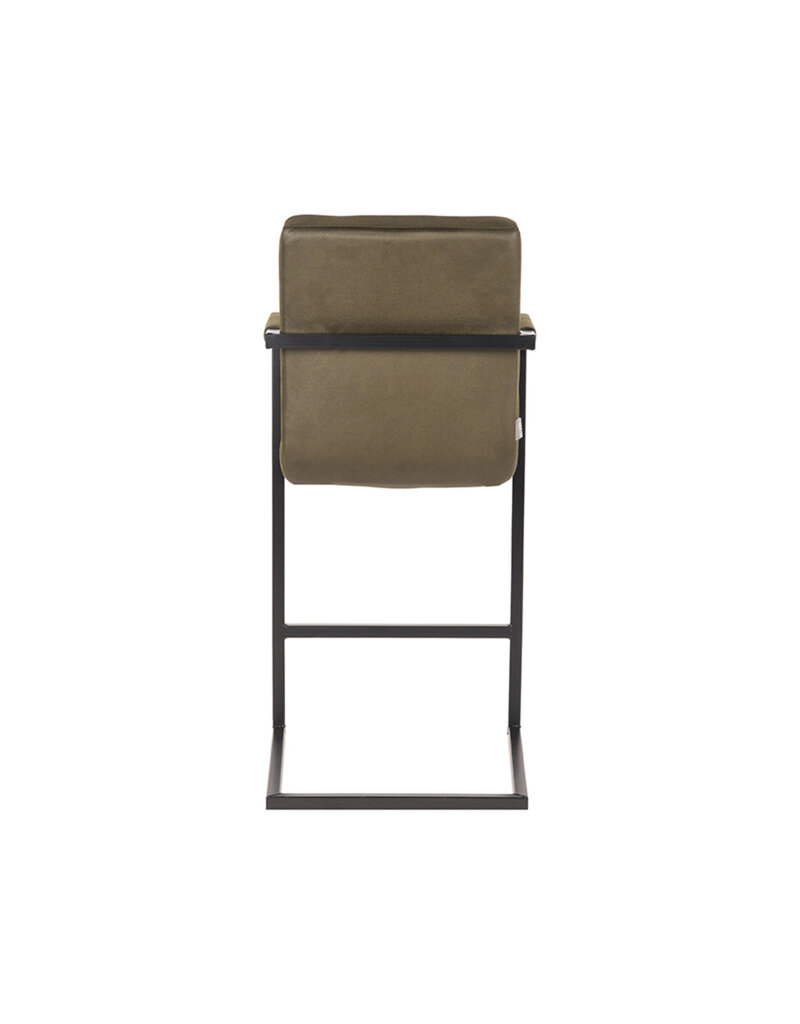 LABEL51 LABEL51 Barkruk Denmark - Army green - Microfiber - Zithoogte 65
