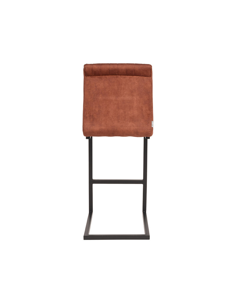 LABEL51 LABEL51 Barkruk Milo - Rust - Velours - Zithoogte 65