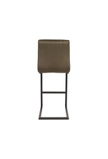 LABEL51 LABEL51 Barkruk Milo - Army green - Microfiber - Zithoogte 65