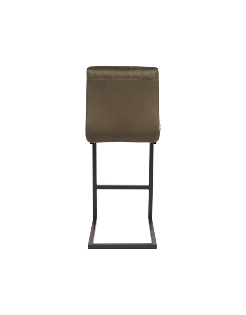 LABEL51 LABEL51 Barkruk Milo - Army green - Microfiber - Zithoogte 65