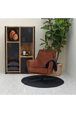 LABEL51 LABEL51 Fauteuil Toby - Rust - Velours
