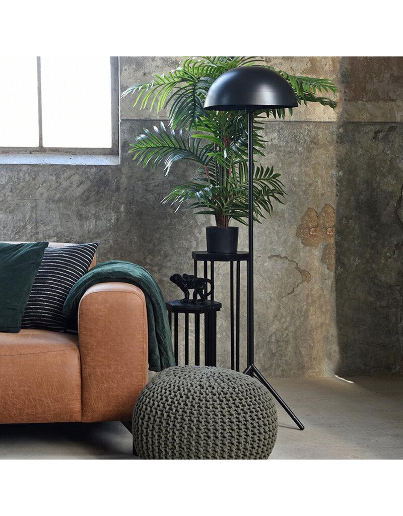 LABEL51 LABEL51 Vloerlamp Globe - Zwart - Metaal