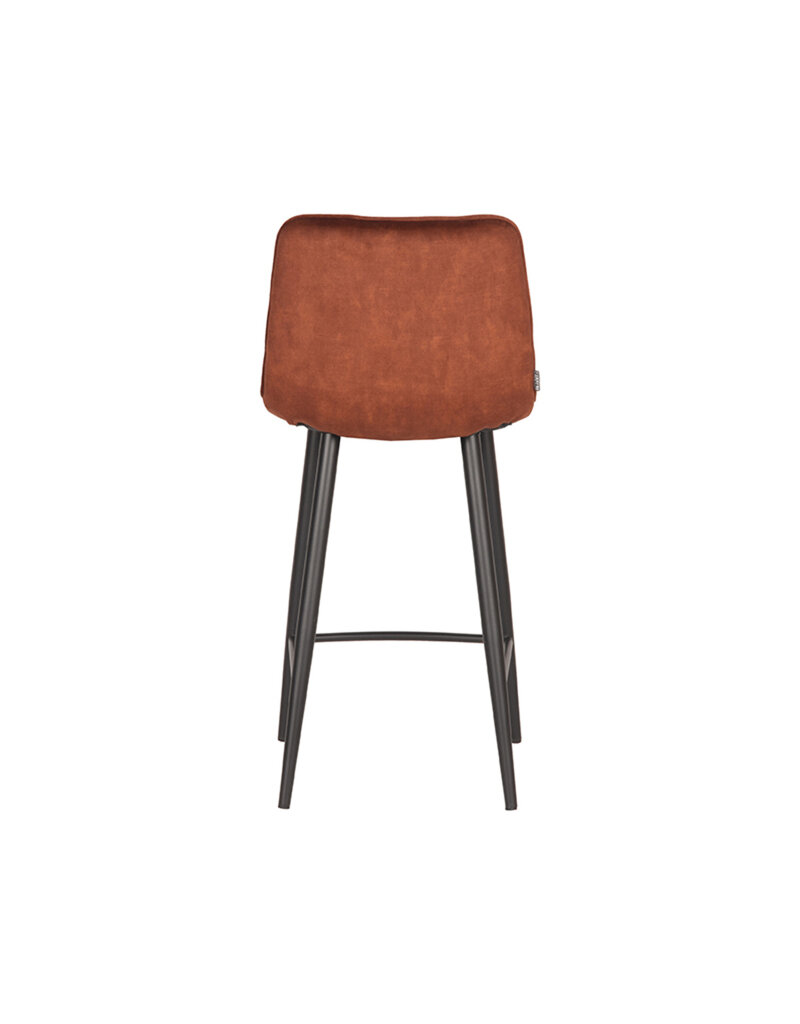 LABEL51 LABEL51 Barkruk Jelt - Rust - Velours - Zithoogte 65
