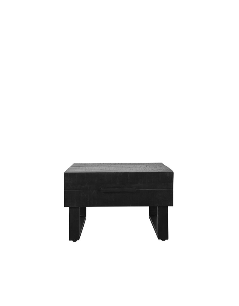 LABEL51 LABEL51 Salontafel Santos - Zwart - Mangohout - 70 cm