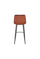 LABEL51 LABEL51 Barkruk Jelt - Rust - Velours - Zithoogte 78