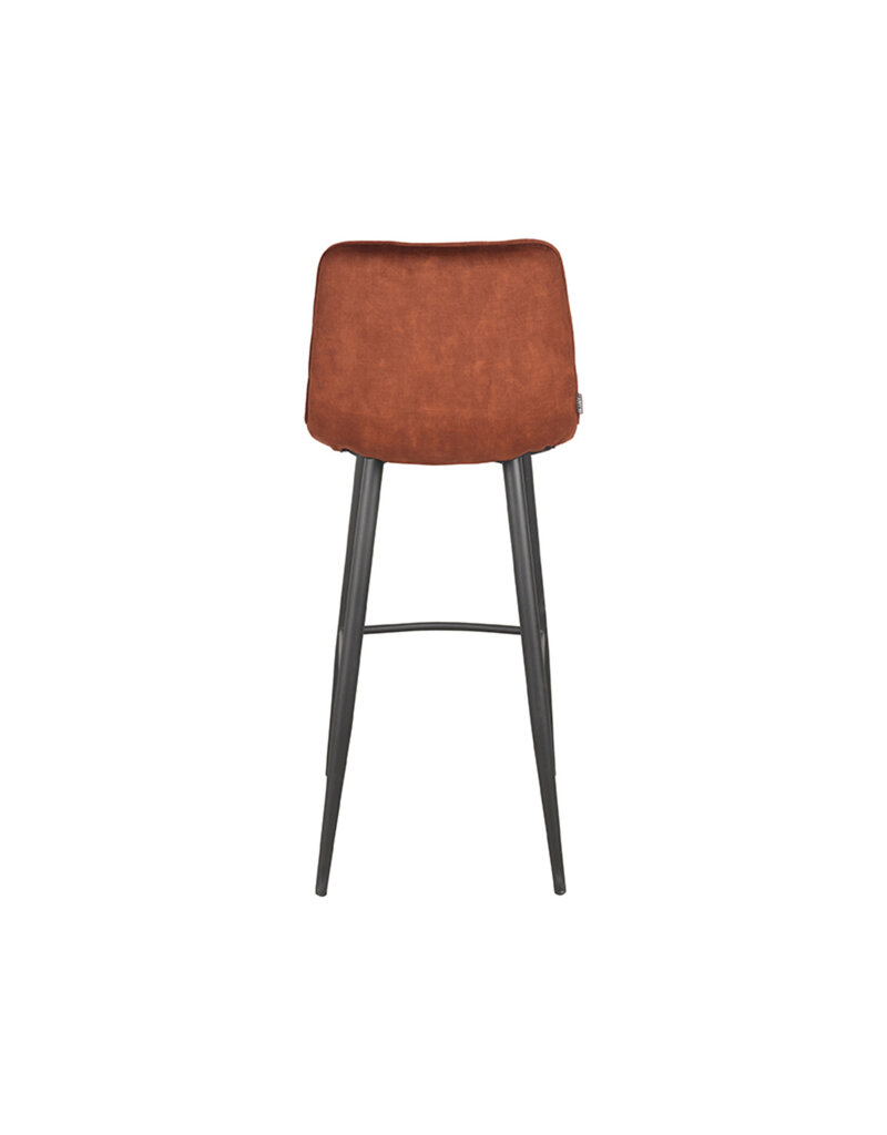 LABEL51 LABEL51 Barkruk Jelt - Rust - Velours - Zithoogte 78