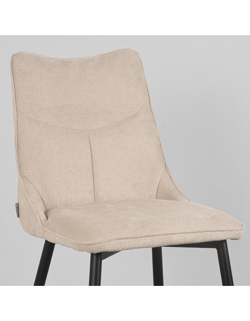 LABEL51 LABEL51 Eetkamerstoel Riv - Naturel - Synthetisch