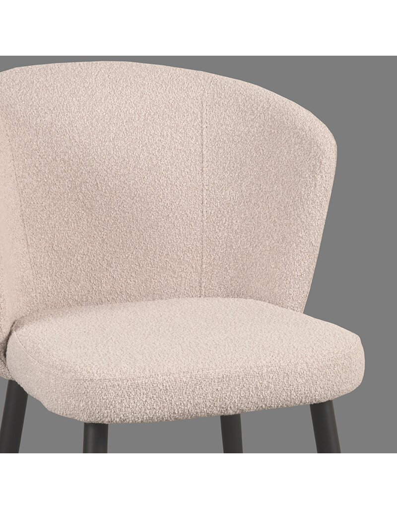 LABEL51 LABEL51 Eetkamerstoel Wave - Naturel - Boucle