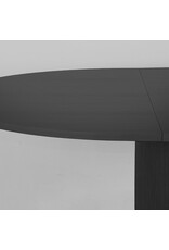 LABEL51 LABEL51 Eetkamertafel Oliva - Zwart - Eiken - 150-200 cm - Uitschuifbaar