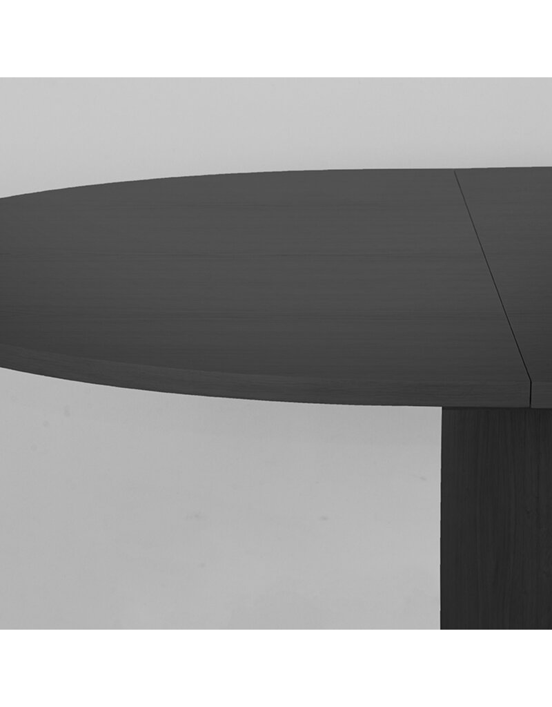 LABEL51 LABEL51 Eetkamertafel Oliva - Zwart - Eiken - 150-200 cm - Uitschuifbaar