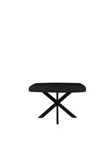 LABEL51 Eetkamertafel Blake - Zwart - Mangohout - 140x140 cm