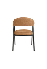 LABEL51 Eetkamerstoel Amaze - Cognac - Micro Suede