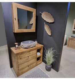 Damn Badkamerkast Benoa met Deur en Spiegel 80