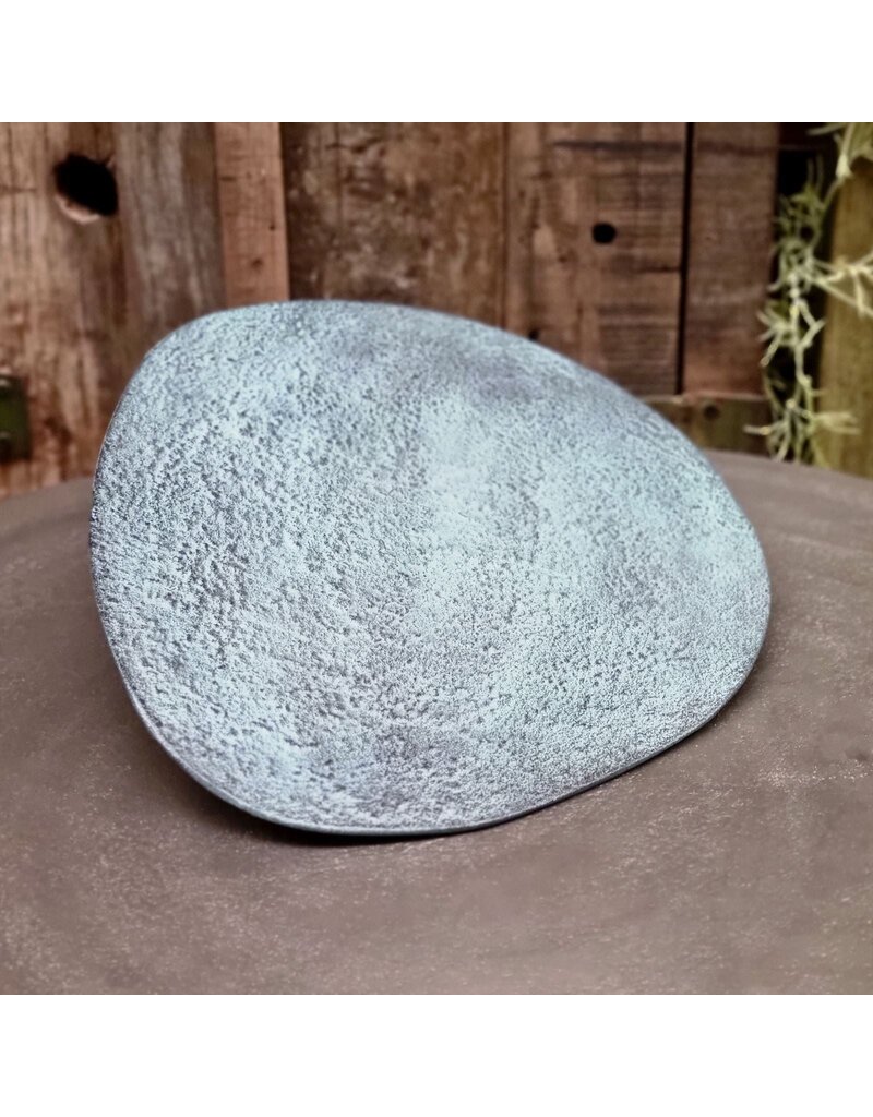Bord Decoratief Blauw Patina Klein