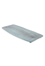 Damn Bord Rechthoek Decoratief Blauw Patina Groot