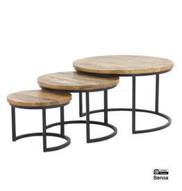 Coffee Table 2cm Top (Set of 3)