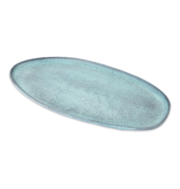 Damn Dienblad Decoratief Blauw Patina 18,5