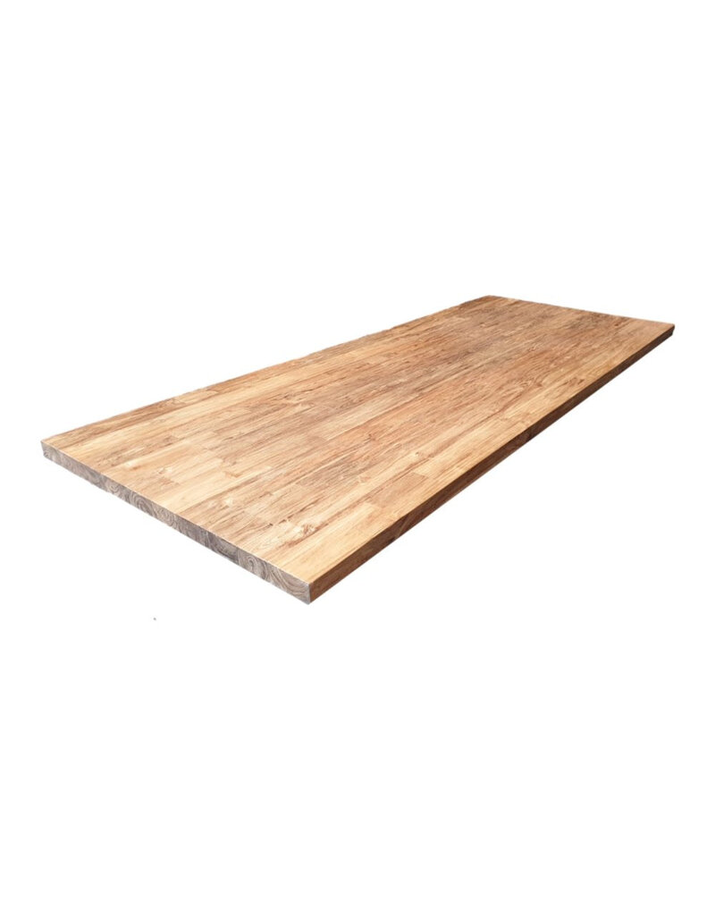 Eetkamer tafelblad Massief Teak 220