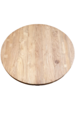 Eetkamer tafelblad Rond Massief Teak 120