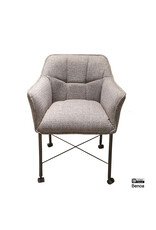 Eetkamerstoel Boston Licht Grijs