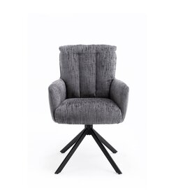 Damn Eetkamerstoel Nobel Baltic 5057 Antraciet