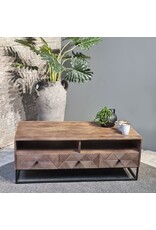 Damn Jasmin 3 Drawer Coffee Table 120