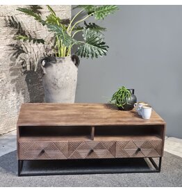 Damn Jasmin 3 Drawer Coffee Table 120