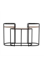 Jasmin Ovale Bijzettafel set