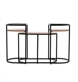Jasmin Ovale Bijzettafel set