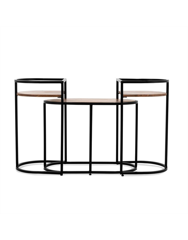 Jasmin Ovale Bijzettafel set