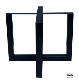 Damn Onderstel Eettafel Zwart (2 delen)