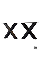 Onderstel X Diamand Eettafel Set van 2