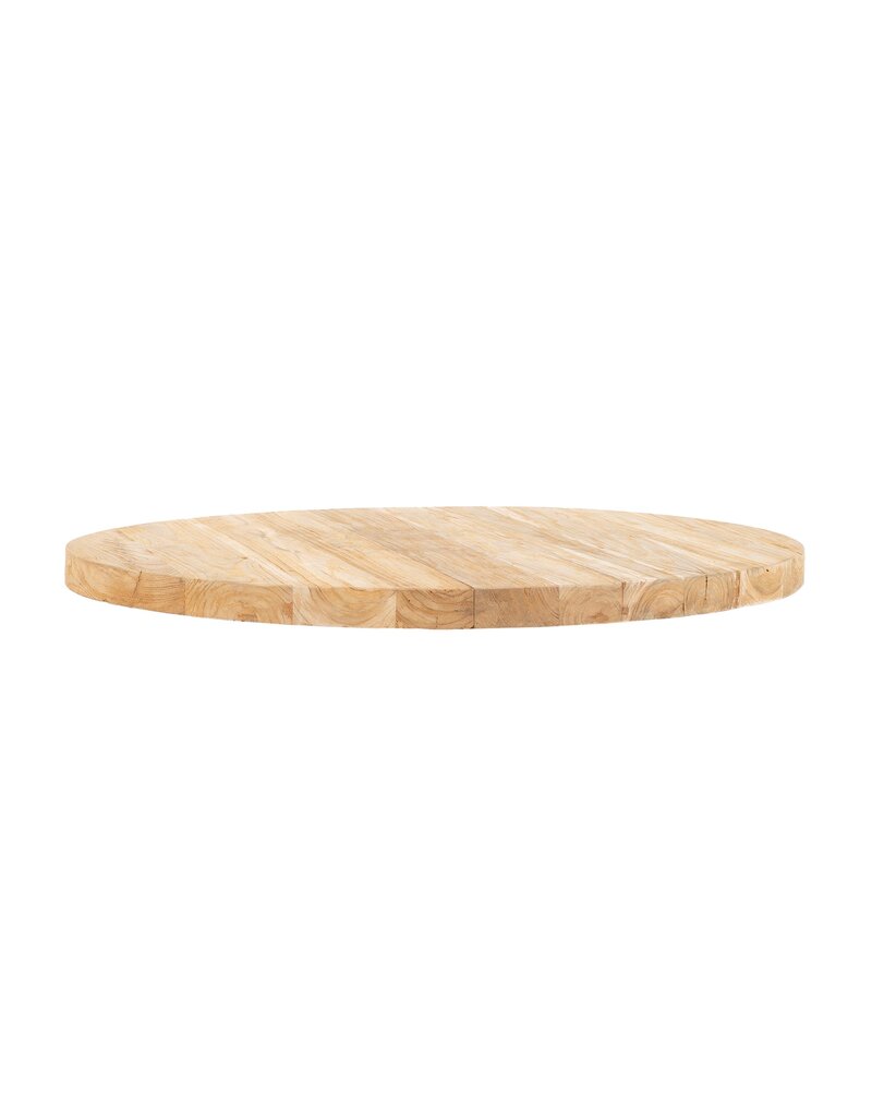 Salontafel Blad Rond Teak 80