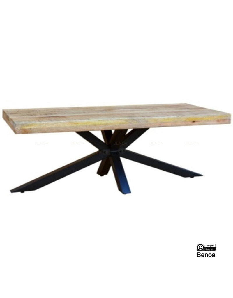 Salontafel Mango 3+3 Blad met Spinpoot